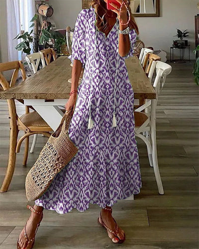 Blanche – Robe Bohème Maxi Avec Une Allure Ibiza