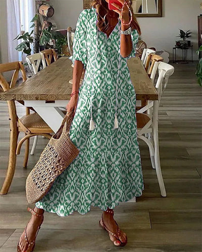Blanche – Robe Bohème Maxi Avec Une Allure Ibiza
