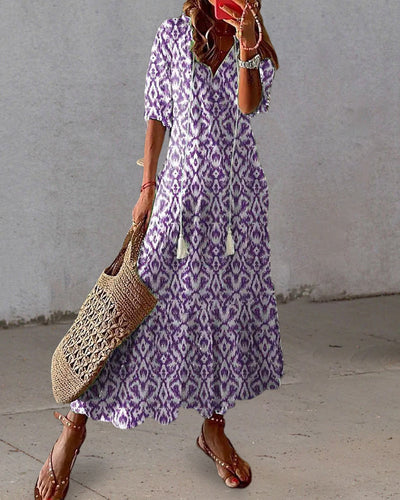 Blanche – Robe Bohème Maxi Avec Une Allure Ibiza