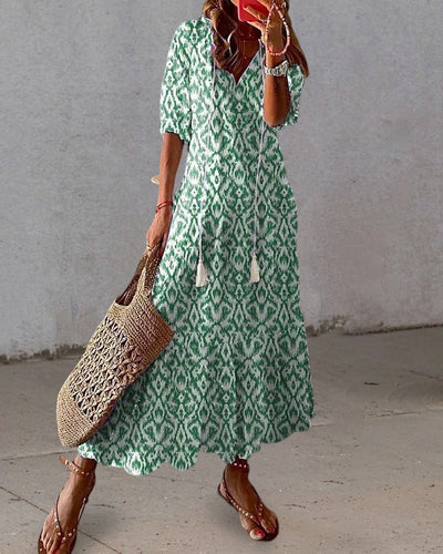 Blanche – Robe Bohème Maxi Avec Une Allure Ibiza