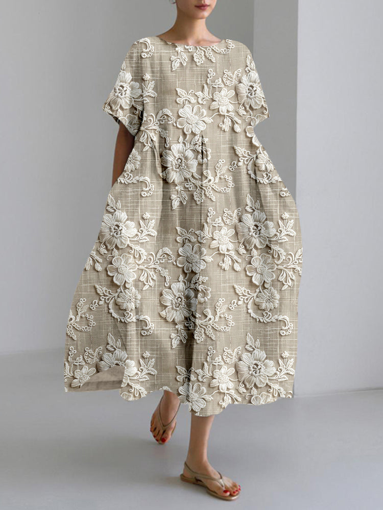 Zariel™ - Robe Imprimée Fleurs