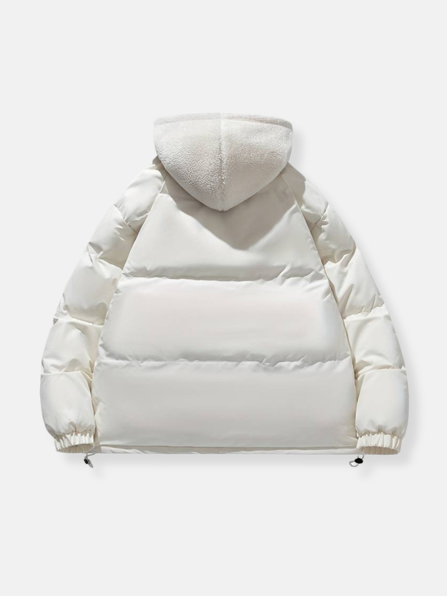 Yuma | Veste d'hiver unisexe doublée de polaire avec capuche