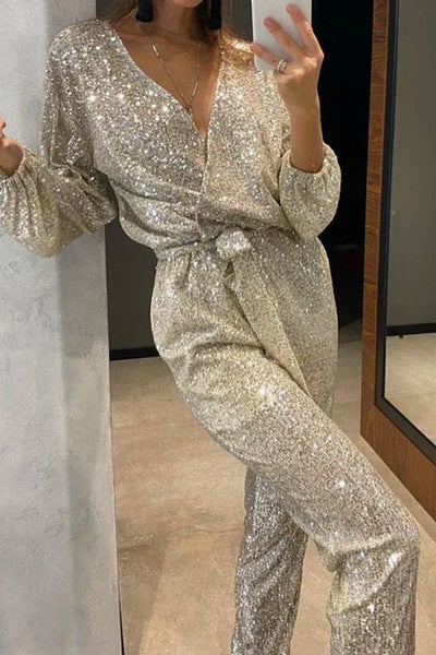 Aeris – Jumpsuit stylé avec des paillettes