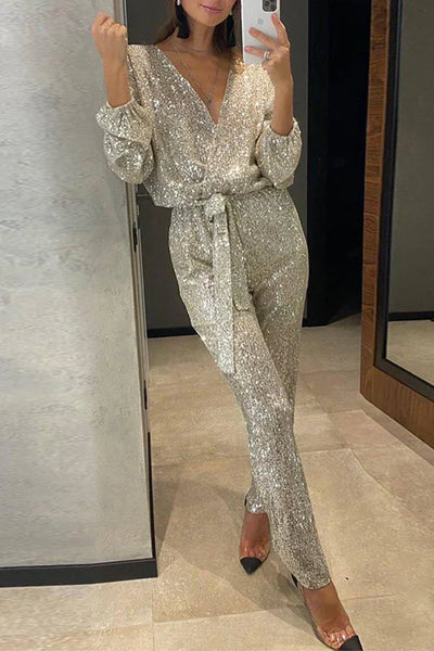 Aeris – Jumpsuit stylé avec des paillettes