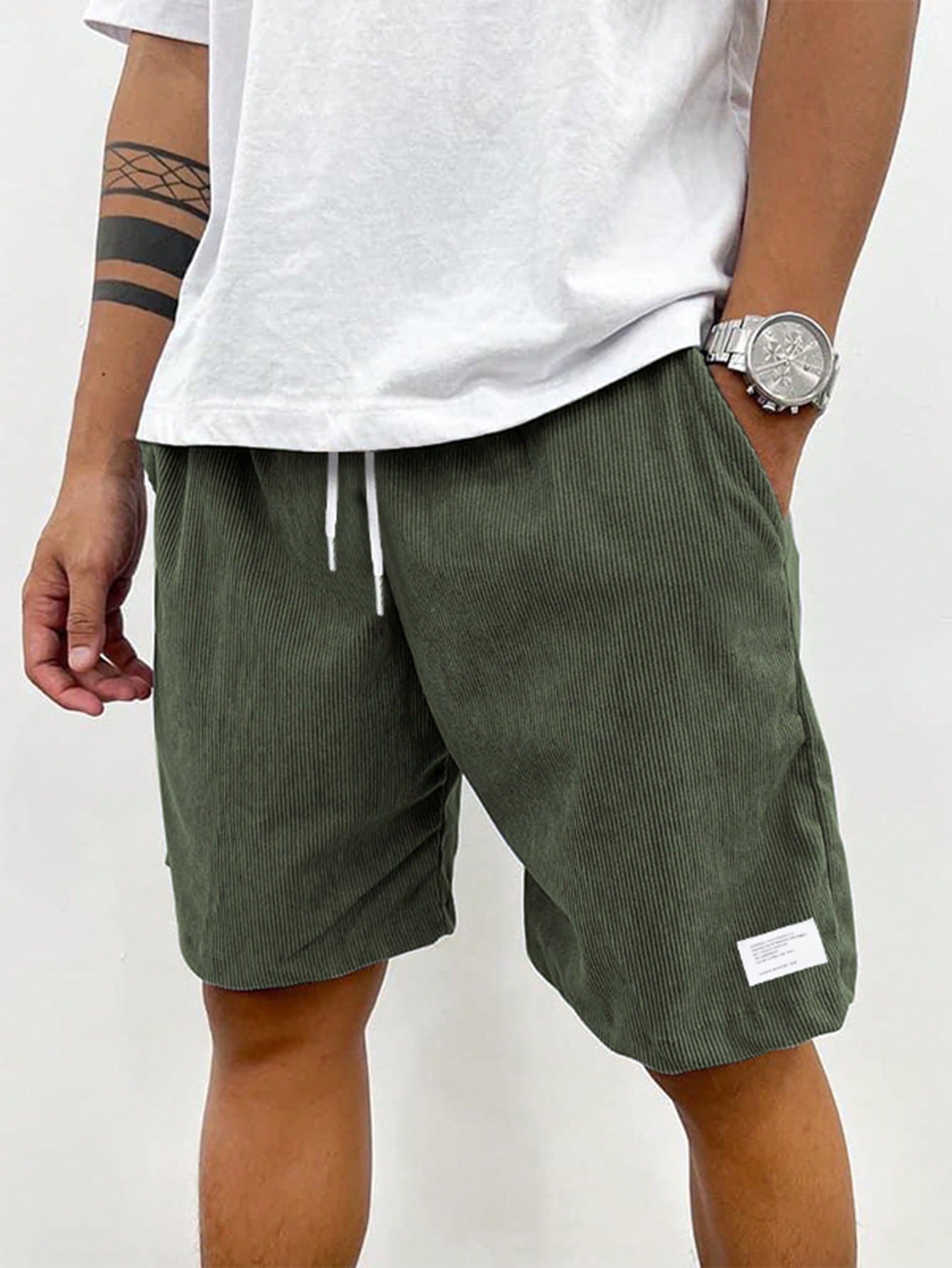 Zachary Short en Velours Côtelé pour Homme – Short Confortable avec Stretch & Style Intemporel