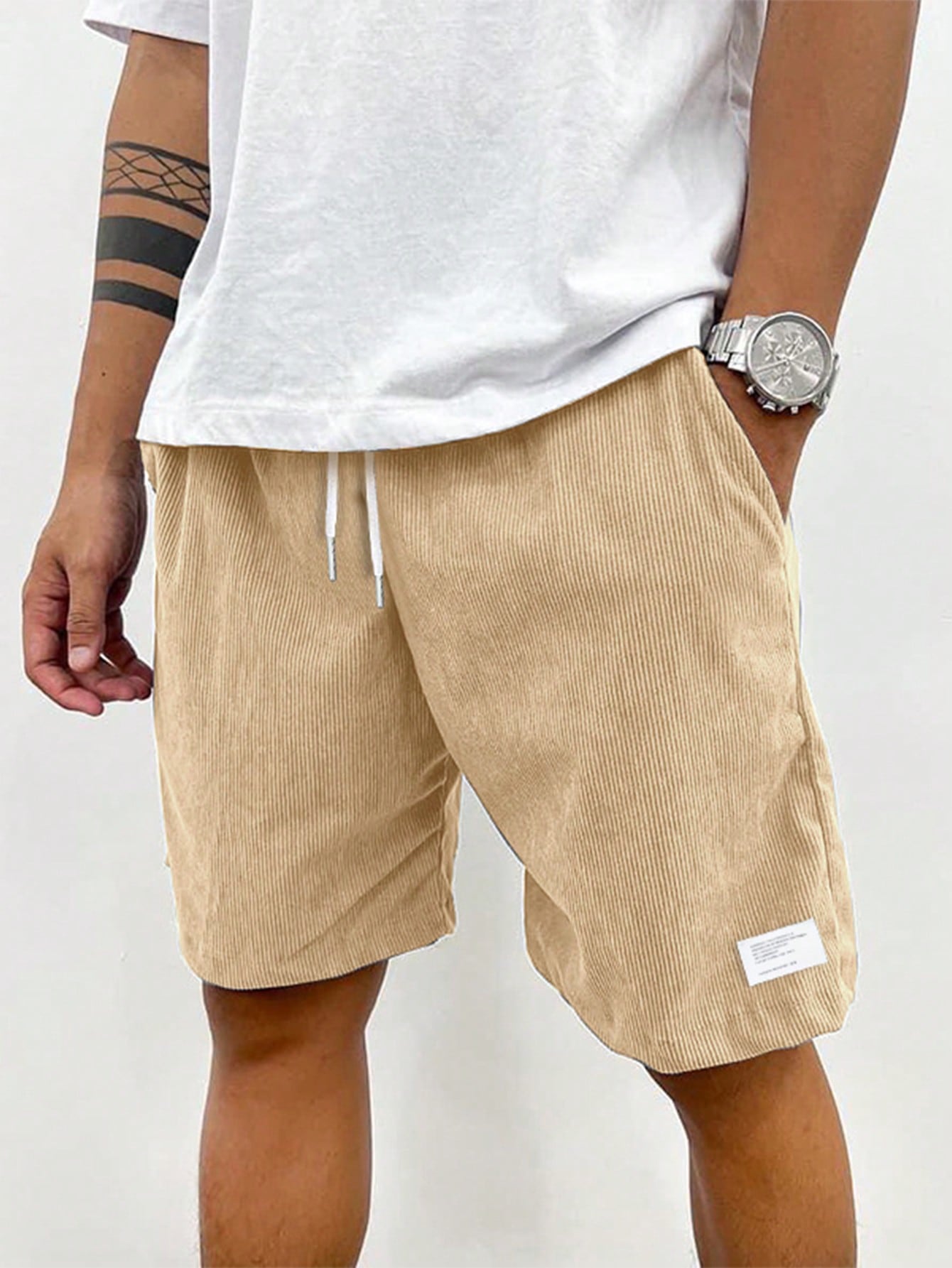 Zachary Short en Velours Côtelé pour Homme – Short Confortable avec Stretch & Style Intemporel