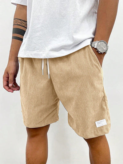 Zachary Short en Velours Côtelé pour Homme – Short Confortable avec Stretch & Style Intemporel