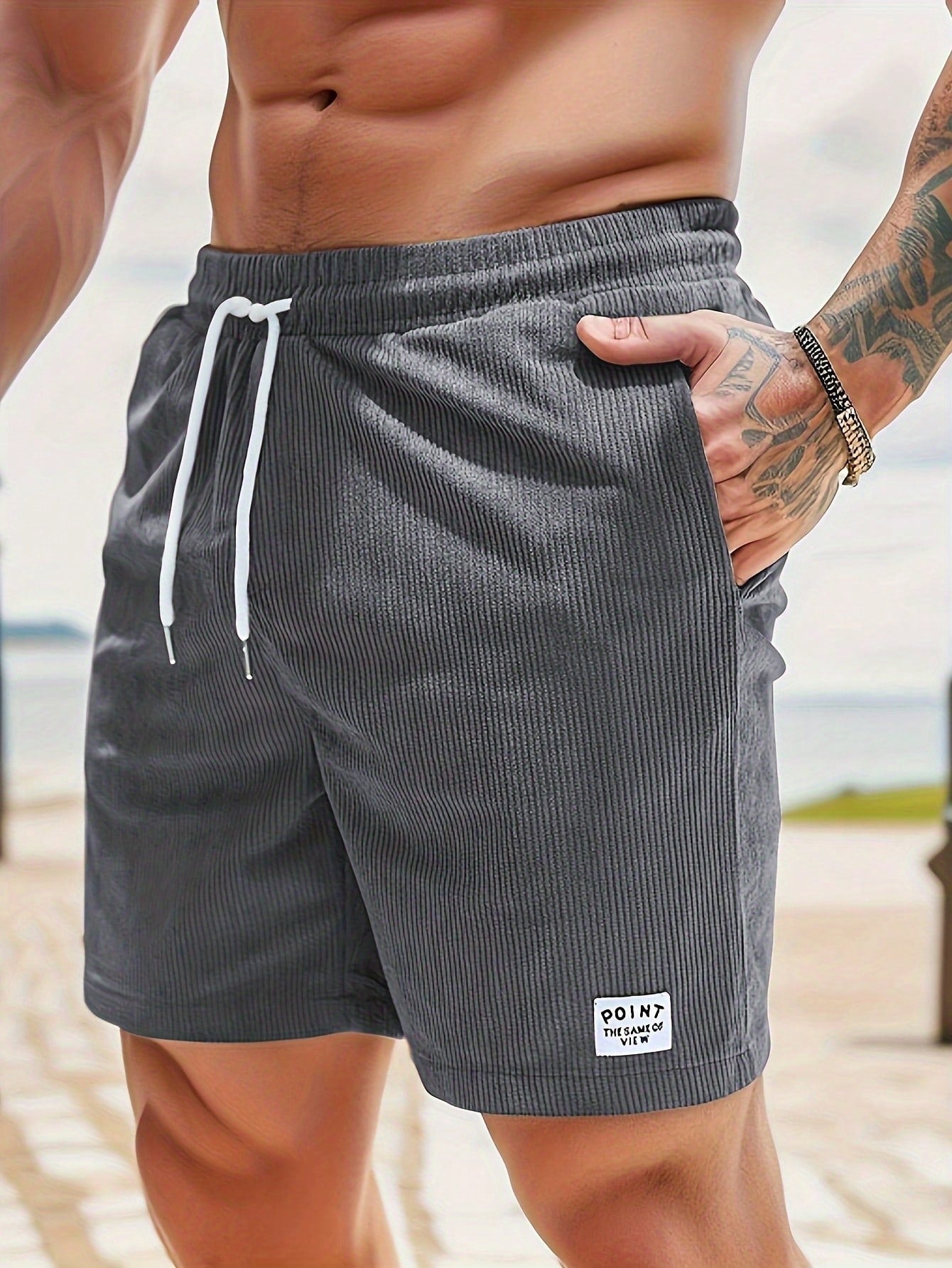 Zachary Short en Velours Côtelé pour Homme – Short Confortable avec Stretch & Style Intemporel