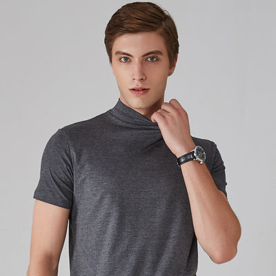 Yeal – T-shirt slim en soie lactée pour un confort seconde peau