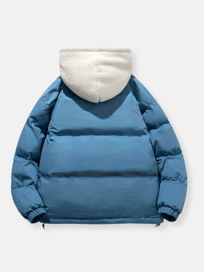 Yuma | Veste d'hiver unisexe doublée de polaire avec capuche