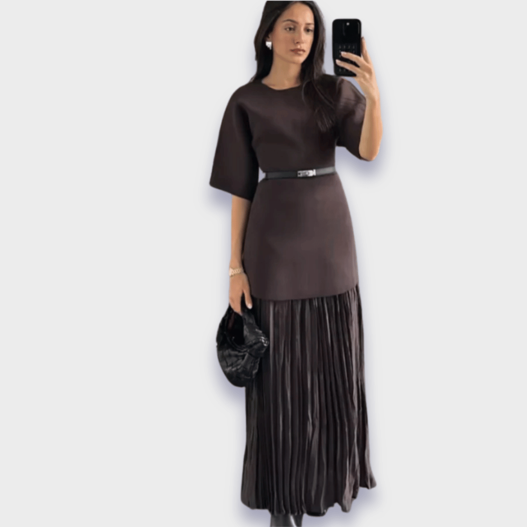 Zelinda | Robe élégante en tissu premium