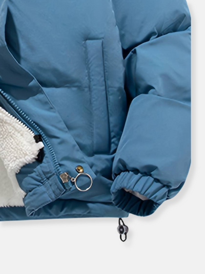 Yuma | Veste d'hiver unisexe doublée de polaire avec capuche