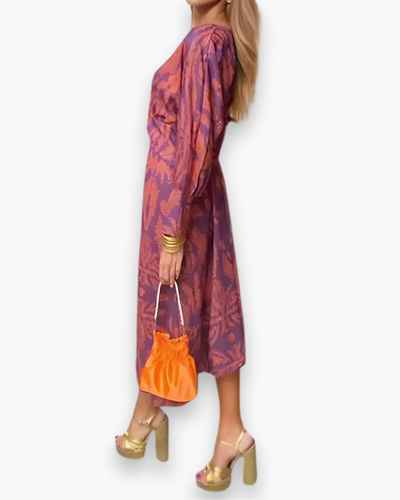 Robe midi chic pour femme | Fluide et flatteuse