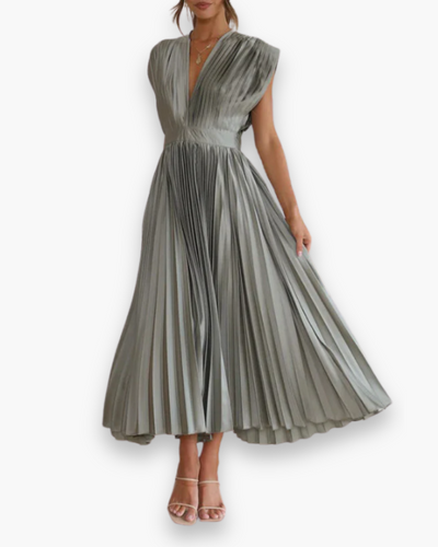 Robe croisée sans manches pour femme | Chic et agréable