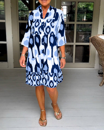 Zafira™ | Robe Imprimée à Manches 3/4