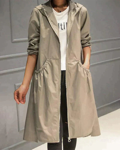Zoé - Manteau de pluie femme long
