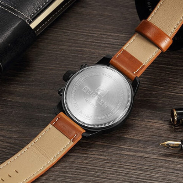 Alden - Montre chronographe avec affichage multifonction et style audacieux