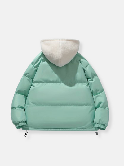 Yuma | Veste d'hiver unisexe doublée de polaire avec capuche