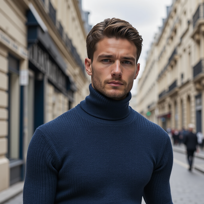 YONI | Pull col roulé élégant