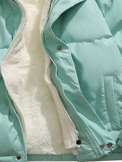 Yuma | Veste d'hiver unisexe doublée de polaire avec capuche