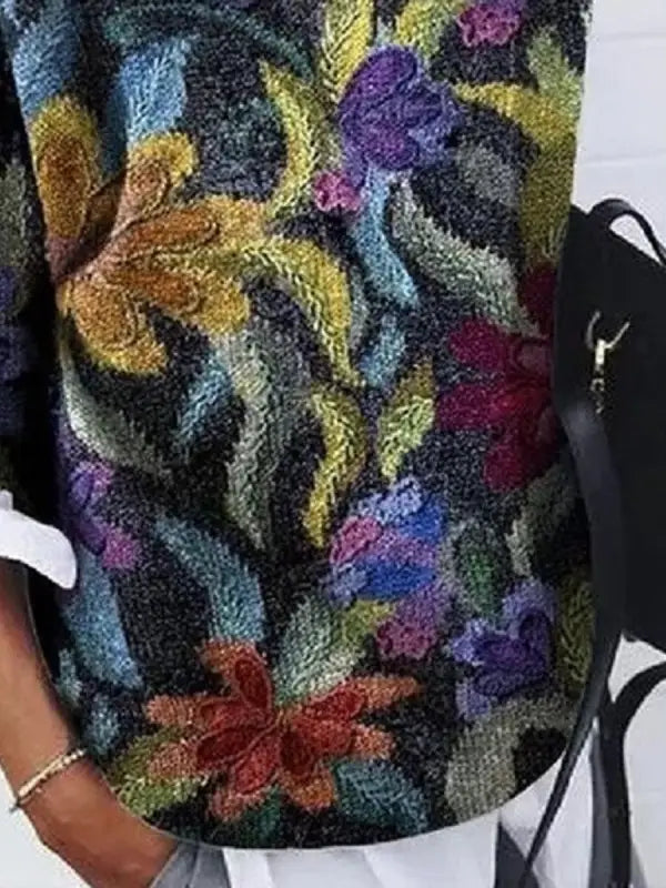 Odile - Pull Floral Pour femme