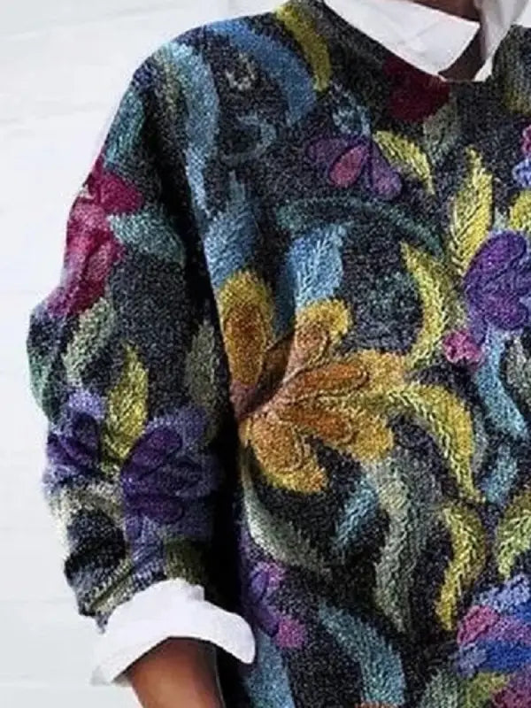 Odile - Pull Floral Pour femme
