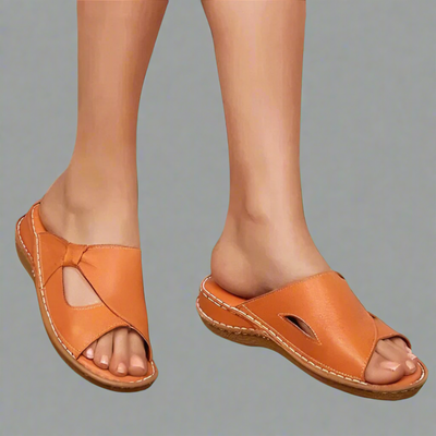 Yvonne | Sandales orthopédiques en cuir de première qualité