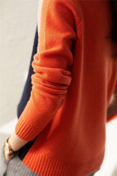 Véronique – Pull ajusté à rayures pour femme