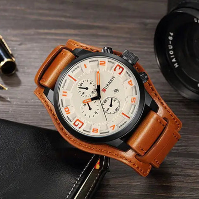 Alden - Montre chronographe avec affichage multifonction et style audacieux