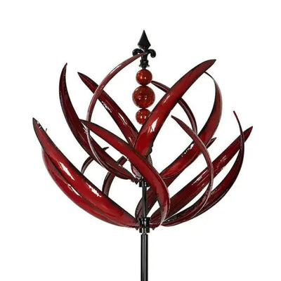 WhisperWind - Moulin à vent décoratif de jardin avec mouvement dynamique et design artistique
