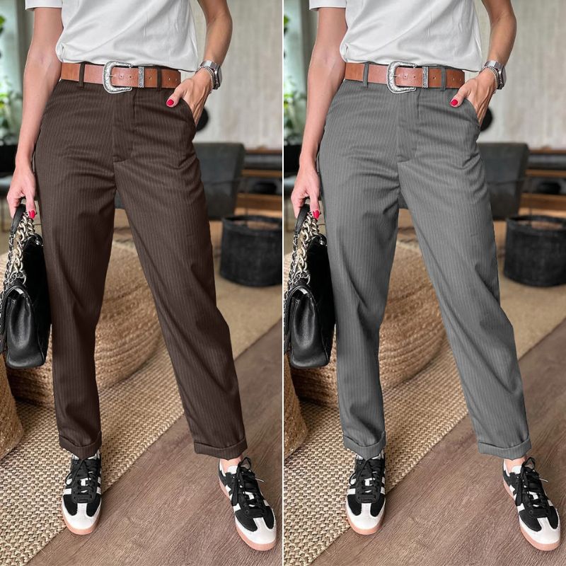 Lucien Moreau™ | Pantalon galbant rayé - Edition limitée