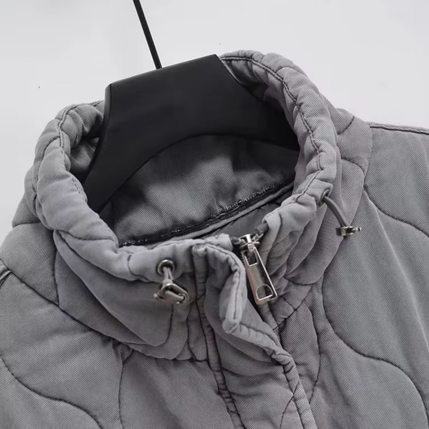 Winowna | Gilet en coton matelassé sans manches avec fermeture éclair - Femme