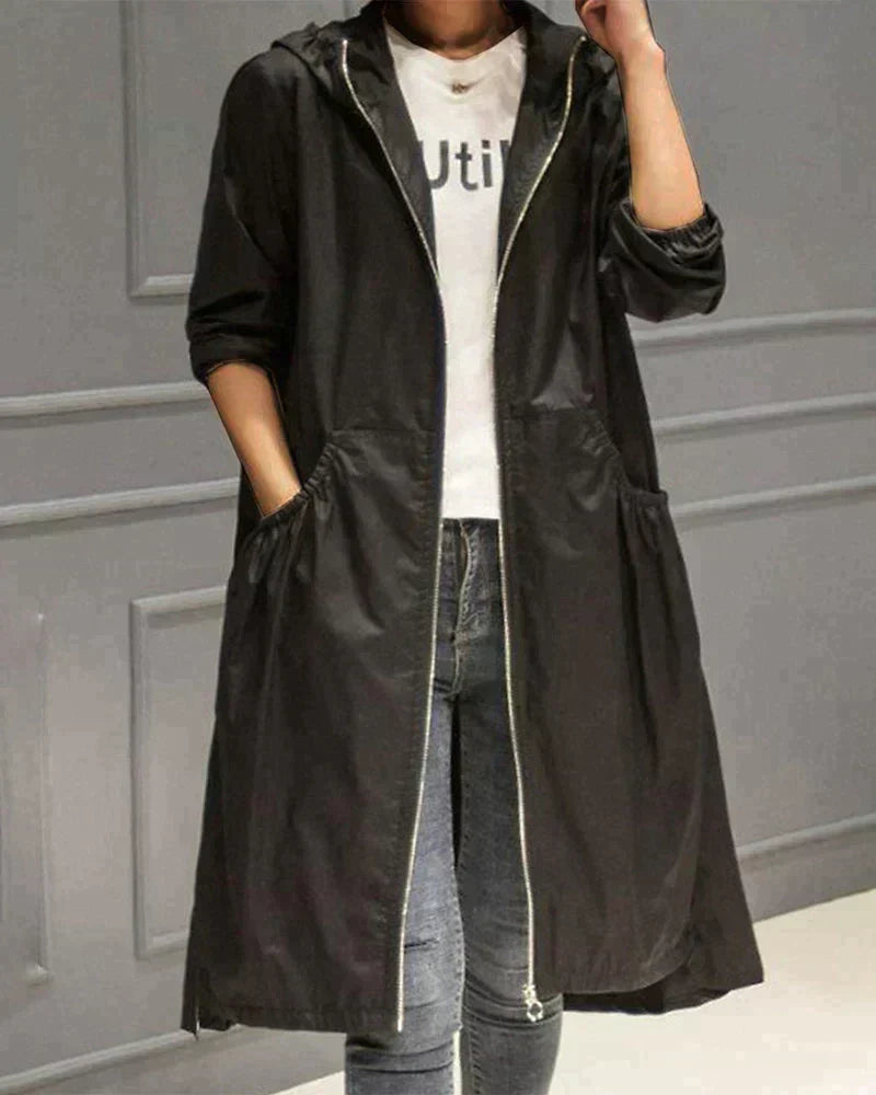 Zoé - Manteau de pluie femme long