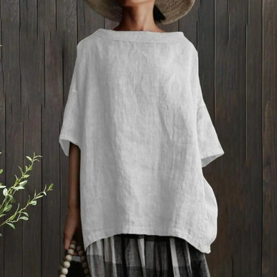Haut large col bateau femme | Chic minimaliste
