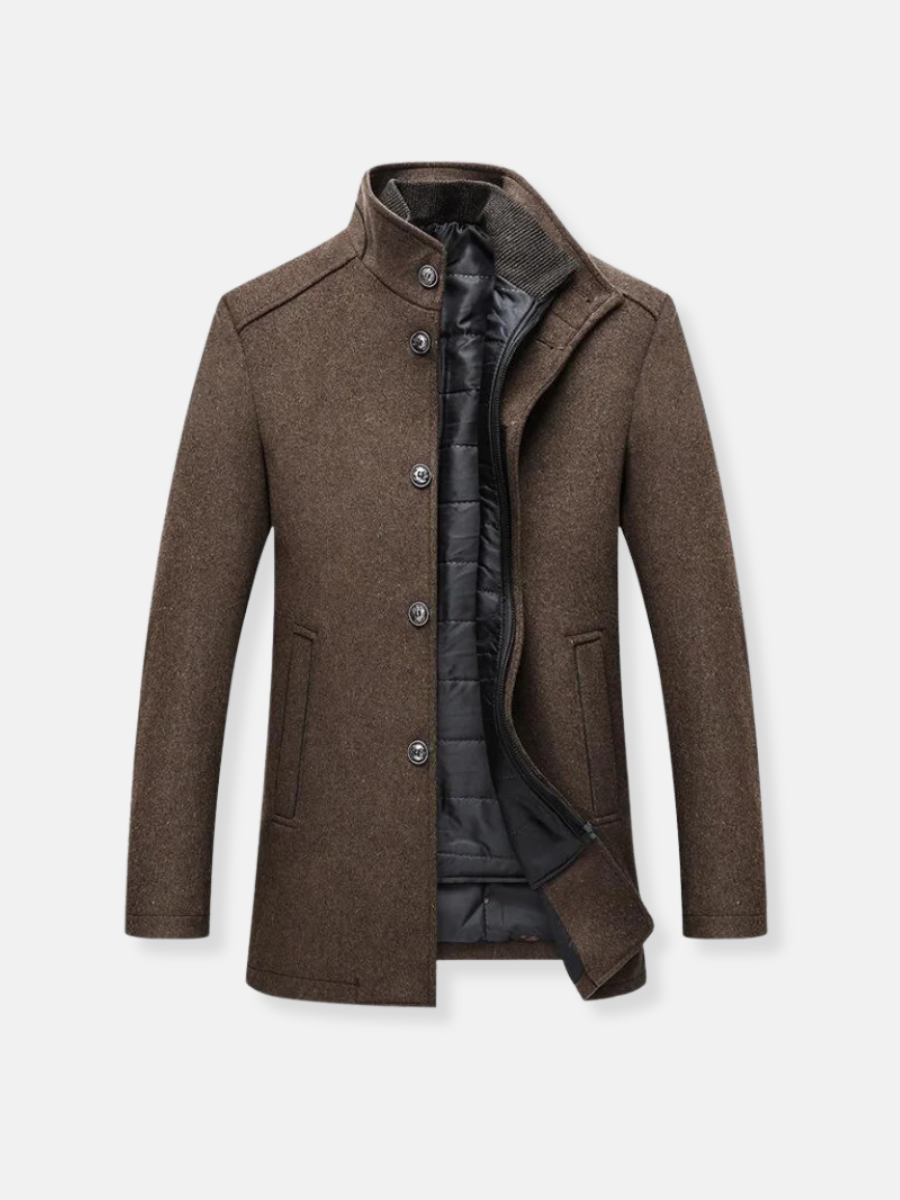 Woollen Trench Coat for Men
