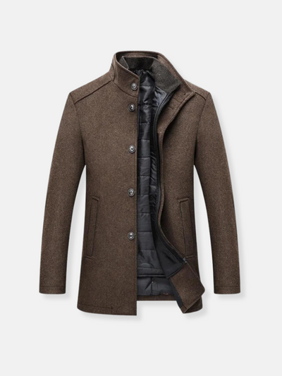 Woollen Trench Coat for Men