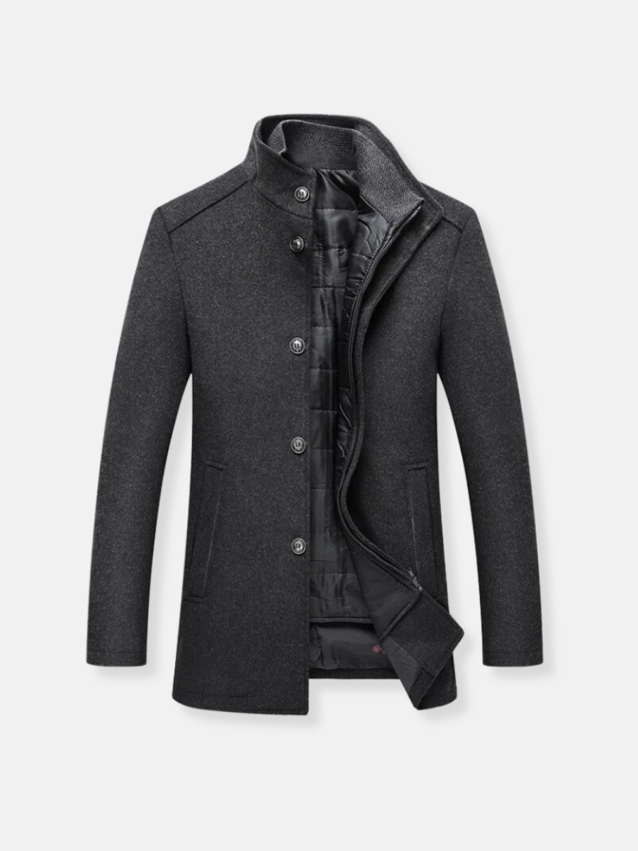 Woollen Trench Coat for Men