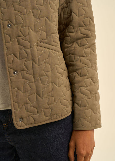 Veste matelassée au motif étoilé