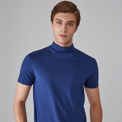 Yeal – T-shirt slim en soie lactée pour un confort seconde peau