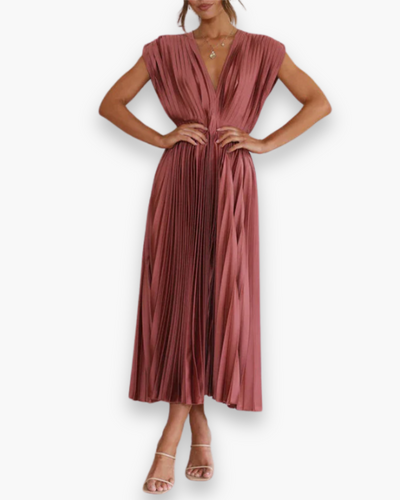 Robe croisée sans manches pour femme | Chic et agréable