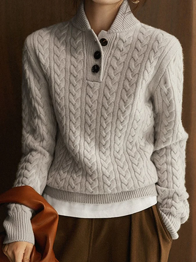 Zara - Pull À Motif Texturé - Doux Et Gracieux - Confortable