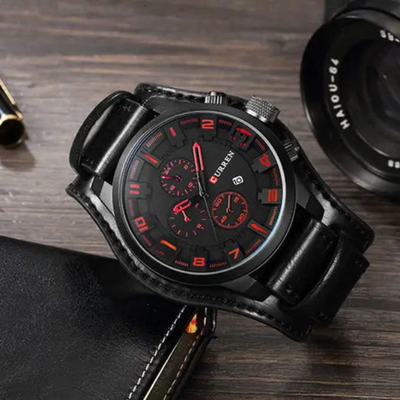 Alden - Montre chronographe avec affichage multifonction et style audacieux