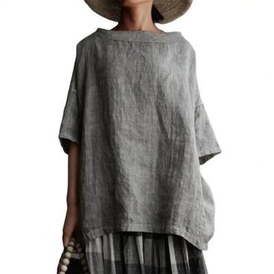 Haut large col bateau femme | Chic minimaliste