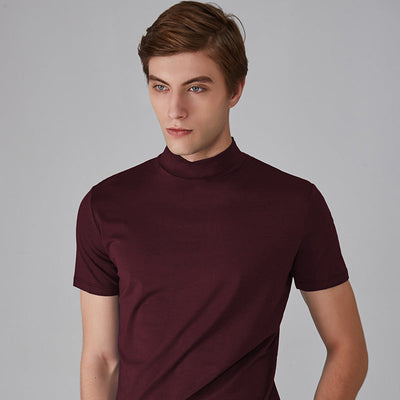 Yeal – T-shirt slim en soie lactée pour un confort seconde peau