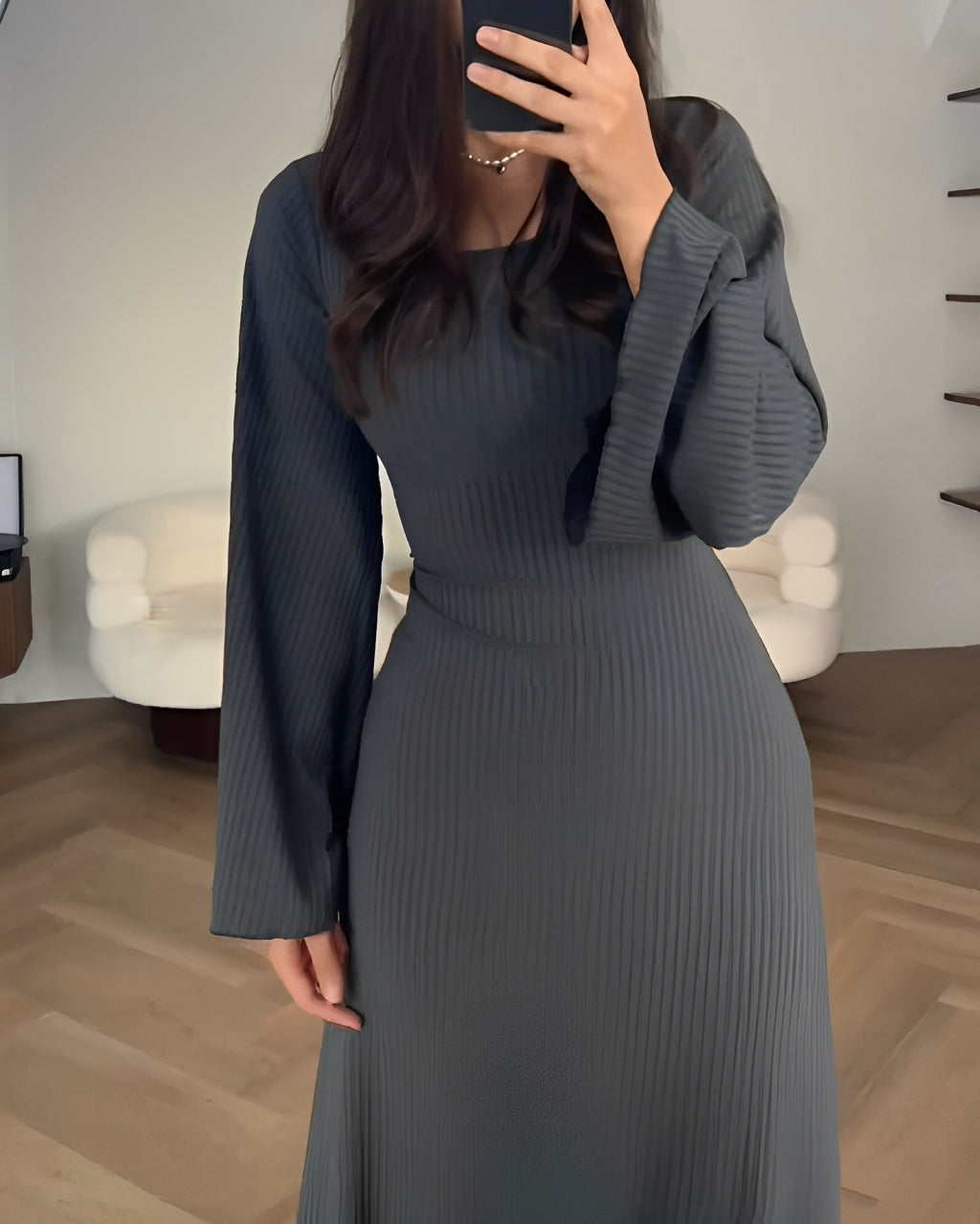 Robe | Tricotée Élégante