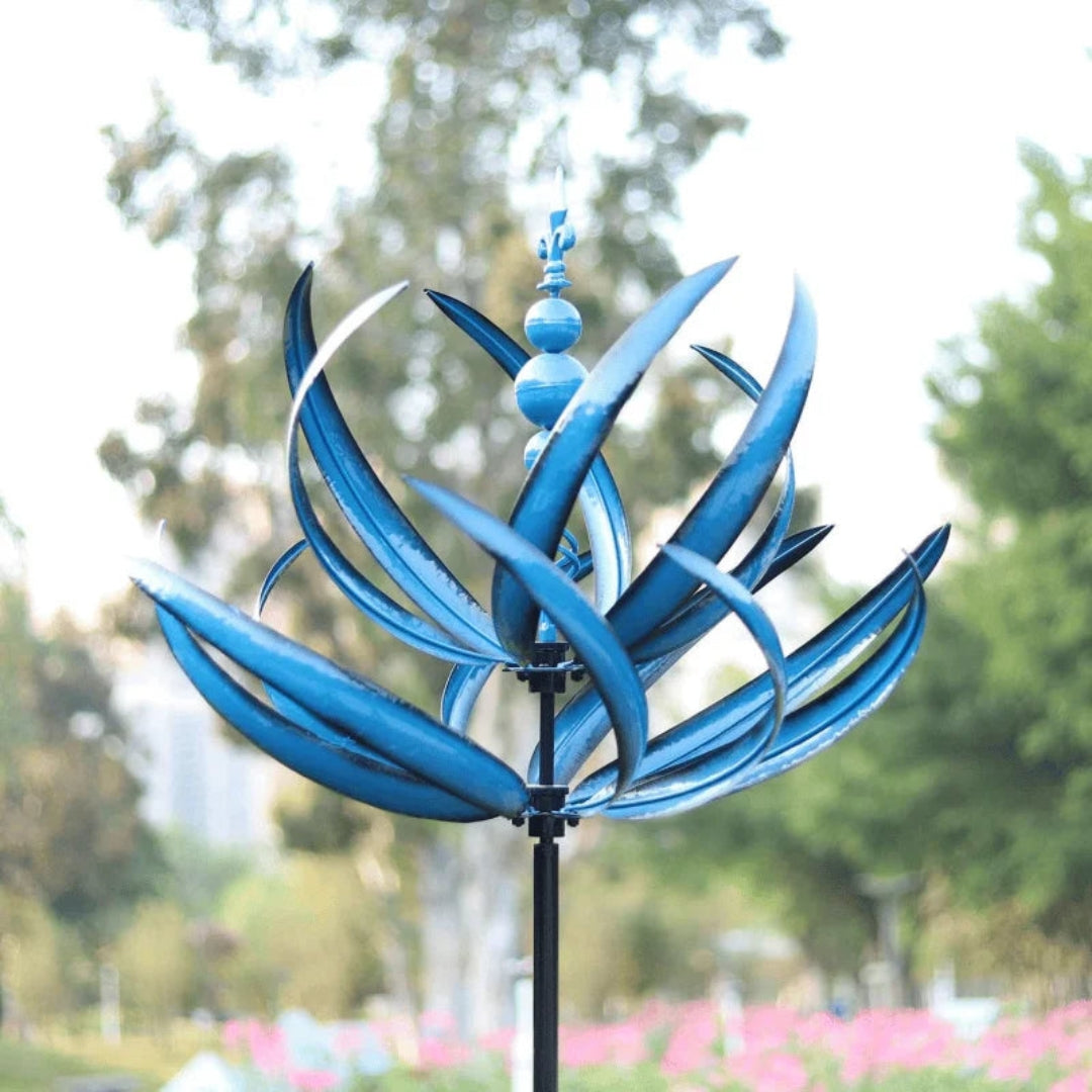 WhisperWind - Moulin à vent décoratif de jardin avec mouvement dynamique et design artistique