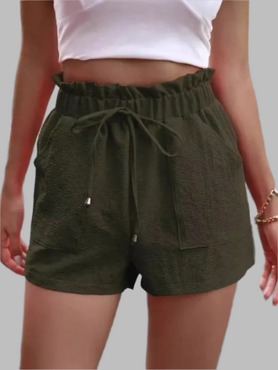 Zoe Short Femme – Short Estival Léger avec Poches Inclinées et Tissu Respirant Confortable