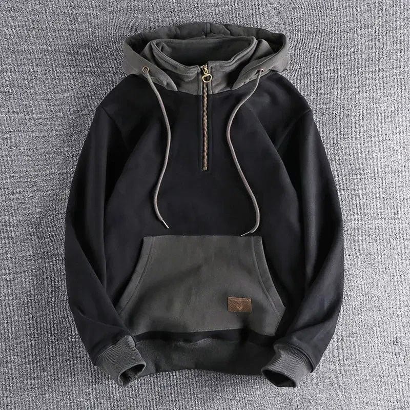 Alexander - Pull À Capuche Bicolore Pour Hommes
