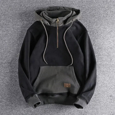 Alexander - Pull À Capuche Bicolore Pour Hommes