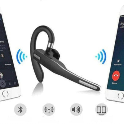 VoxEdge - Oreillette Bluetooth avec fonction d'appel, design compact et étui de chargement pratique